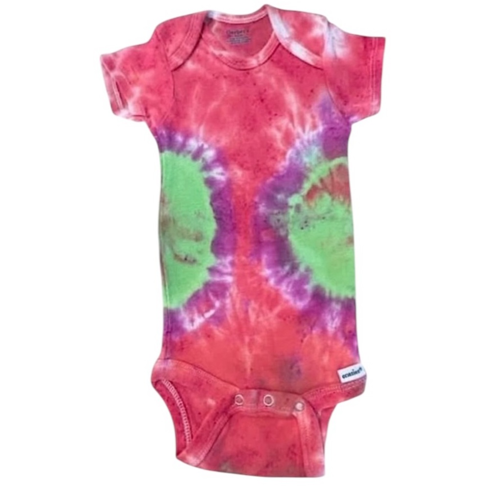 Pink Tie Dye Onesie
